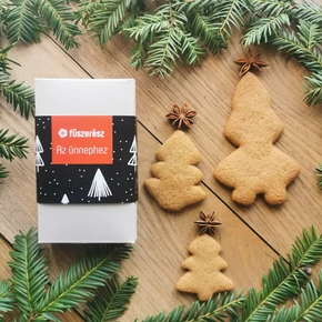 AJÁNDÉKDOBOZ - AZ ÜNNEPHEZ (piros/fekete)